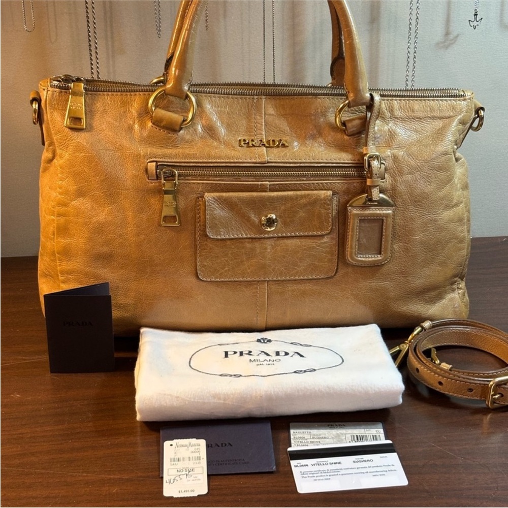 Prada Vetello shine satchel - Picture 14 of 14